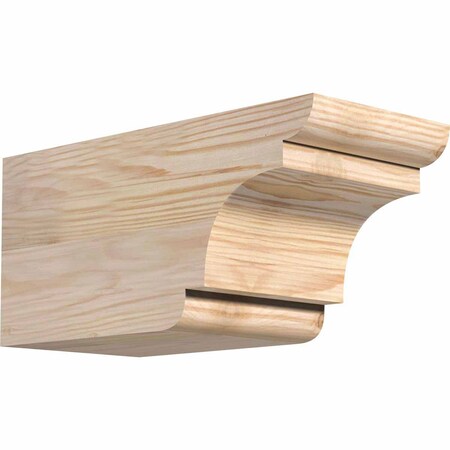 Ekena Millwork New Brighton Smooth Rafter Tail, Douglas Fir, 5 1/2"W x 6"H x 12"L RFT06X06X12NEB00SDF